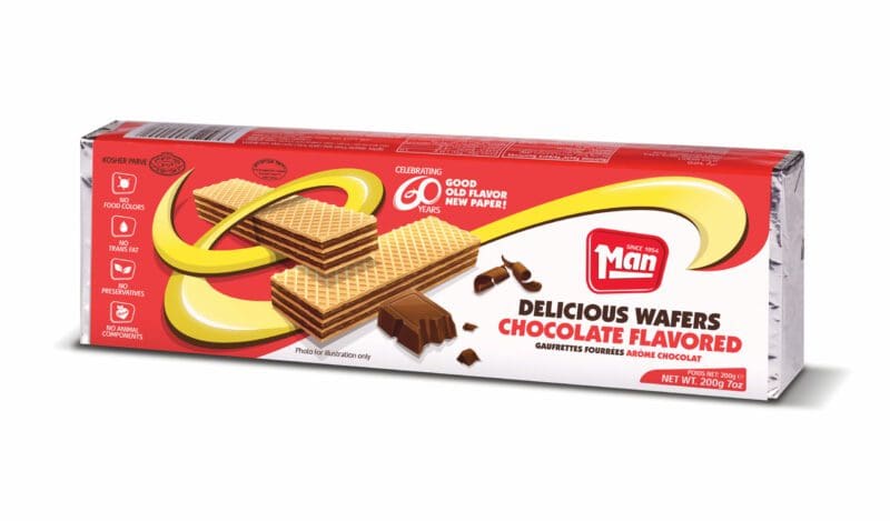 Man Small Chocolate Wafers