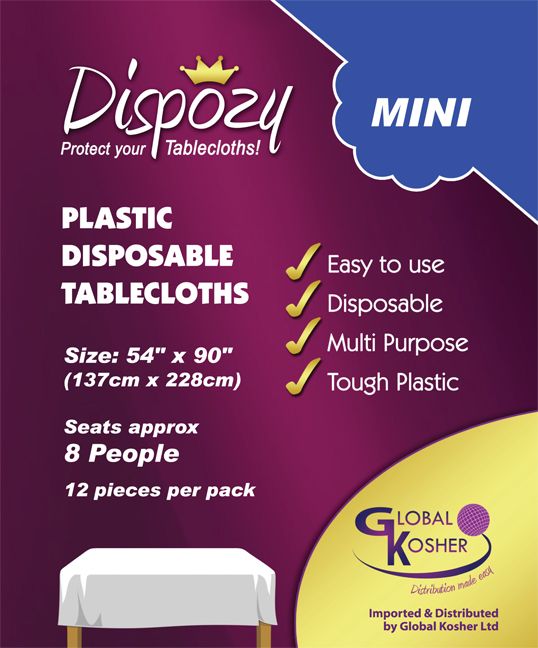 12 Dispozy Mini Tablecloths