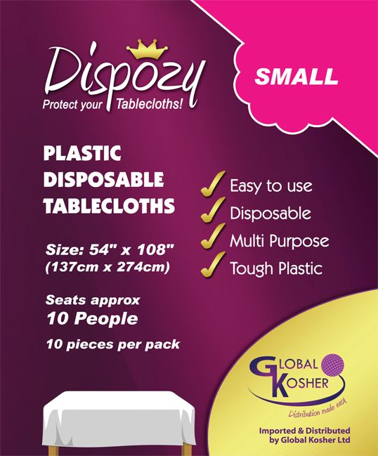 8 Dispozy Small Tablecloths