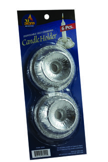 6 Self Standing Candle Holders