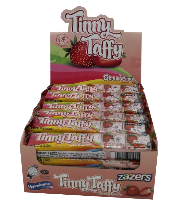 Zazers Tinny Taffy Strawberryerry Tubes