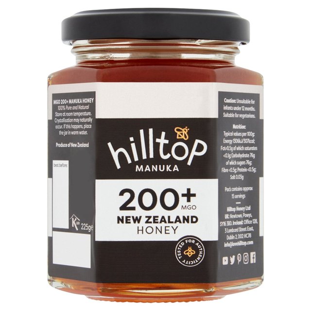 Hilltop Manuka MGO 200+ Honey in Jar