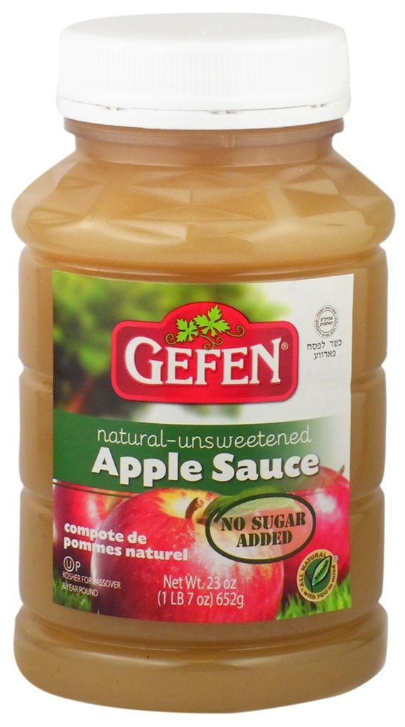 Gefen Small Unsweetened Apple Sauce