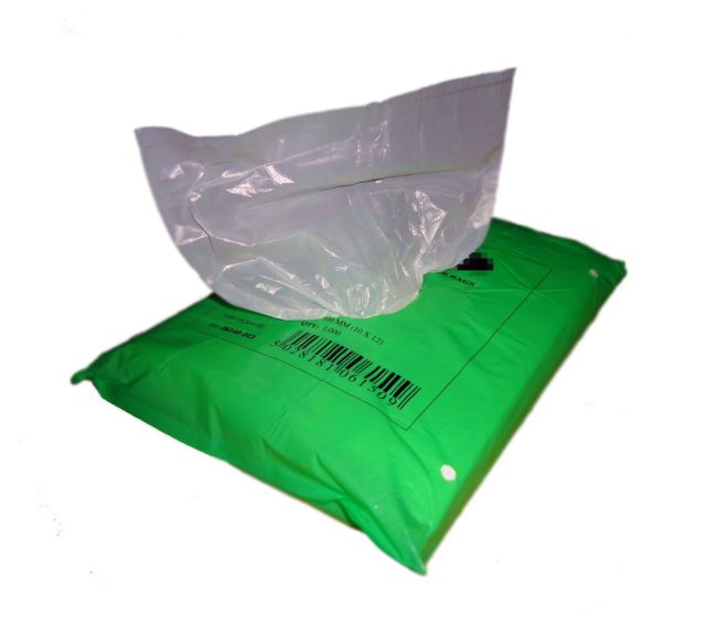 1000 White Poly Bags 6x8"