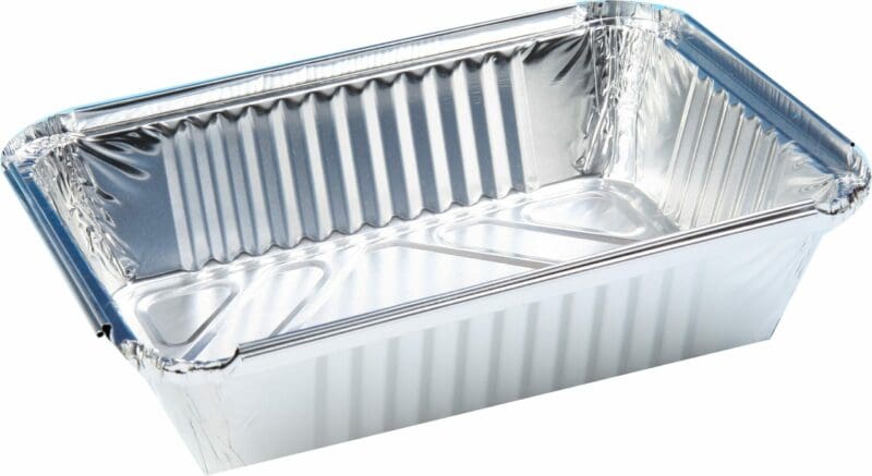 10 x 1 Litre Rectangular Foil Containers (NO LIDS)