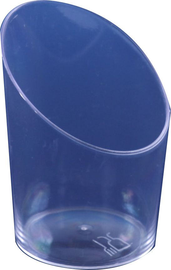15 Royal Petite Clear Round Oblique Miniature Cups
