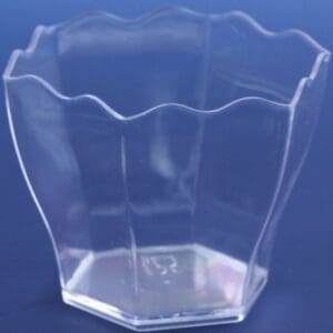 12 Royal Petite Scalloped Octagonal Miniature Cups