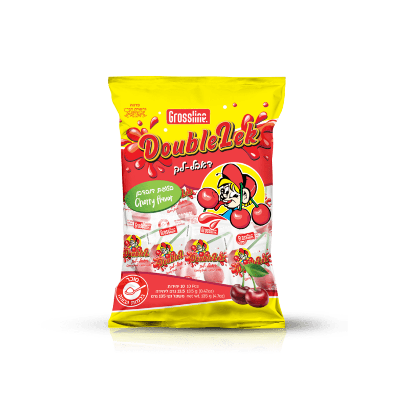 Grossline Double Cherry Lolly Pops