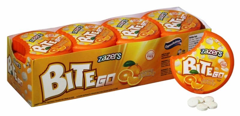 Zazers Sugar Free Orange Bite Go