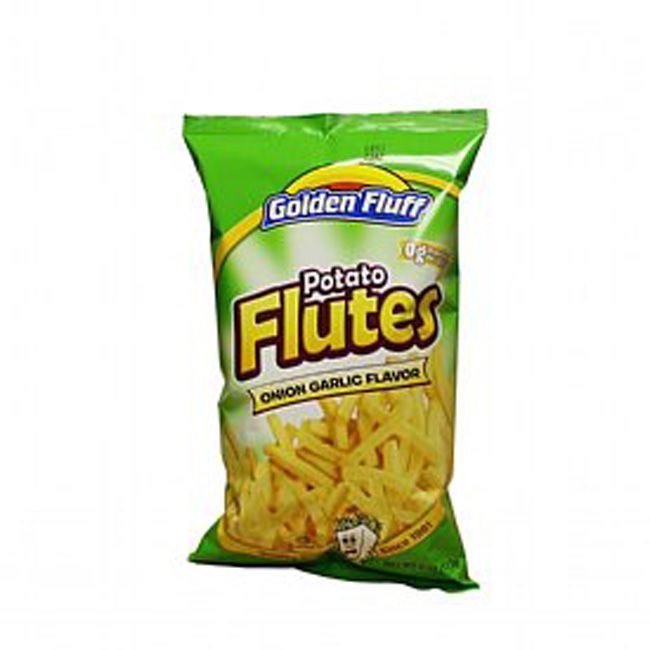 Golden Fluff Large Onion & Garlic Flutes