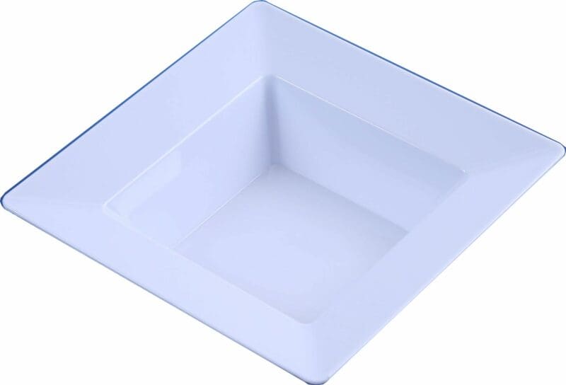 10 Small 5 Oz Square White Dessert Bowls