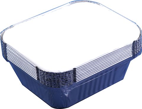 10 Portion Size Foil Containers with Lids