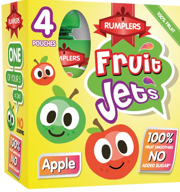 Rumplers Fruit Jet Apple Pouches