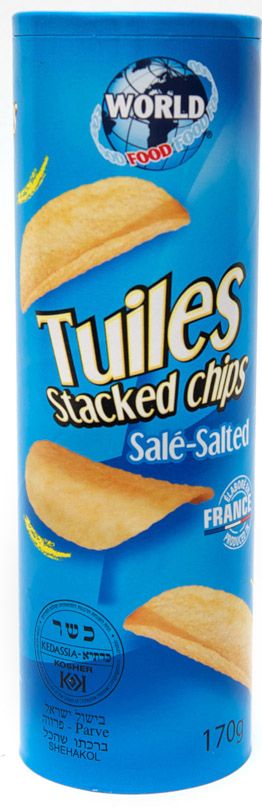 Tuiles Stacked Salted Crisps