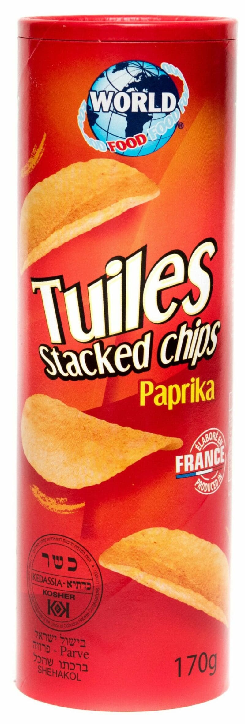 Tuiles Stacked Paprika Flavoured Crisps