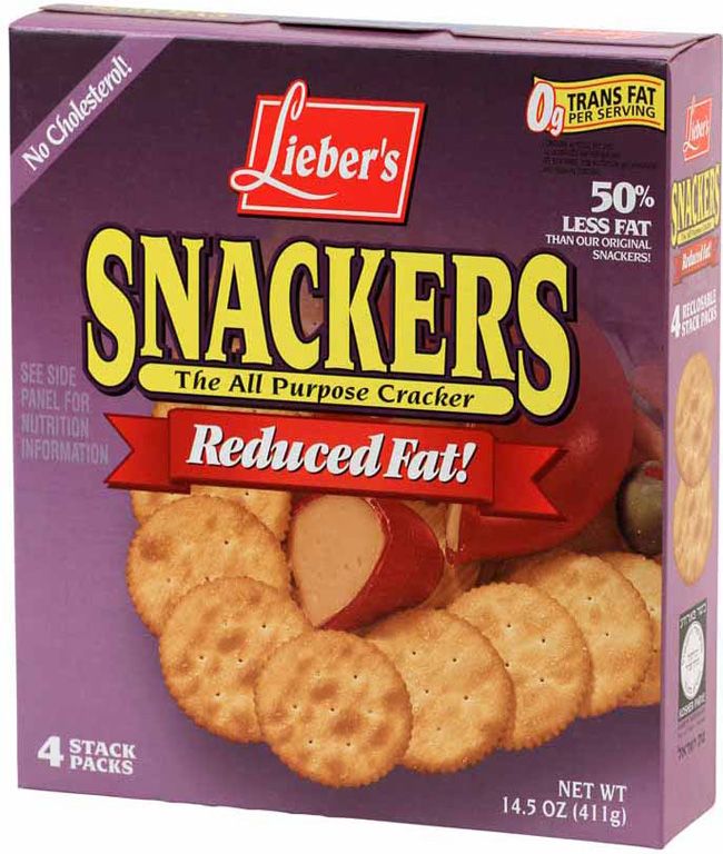 Liebers Reduced Fat Snackers