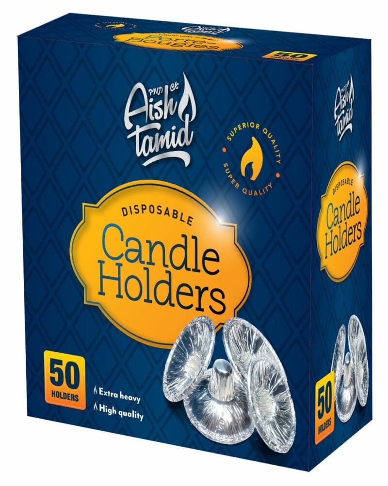50 Silver Disposable Candle Holders