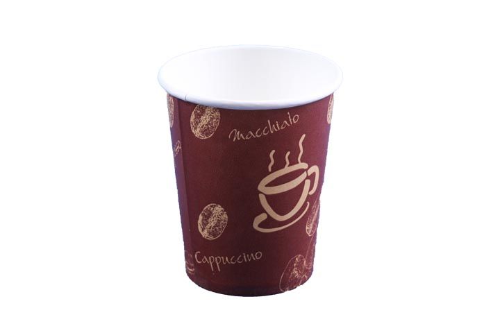 50 8 Oz Paper Printed Coffee Cups