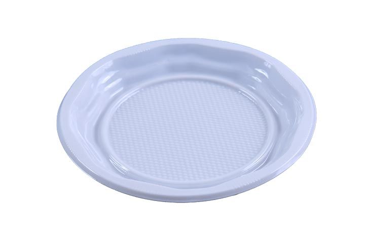 40 Small 7inch Classic White Plastic Plates