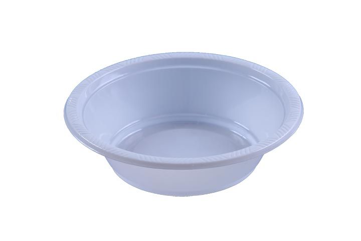 40 Large 16oz Classic White Plastic Bowls