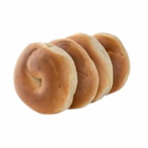 Just Baked 4 Plain Bagels