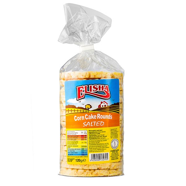 Elisha's Round Thin Salted Corn Cakes