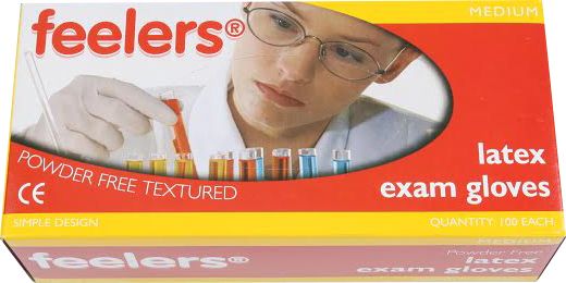 100 Medium Latex Gloves