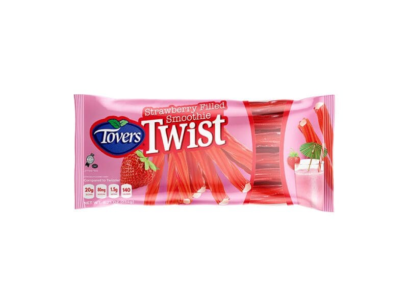 Tovers Strawberry Filled Smoothie Twist