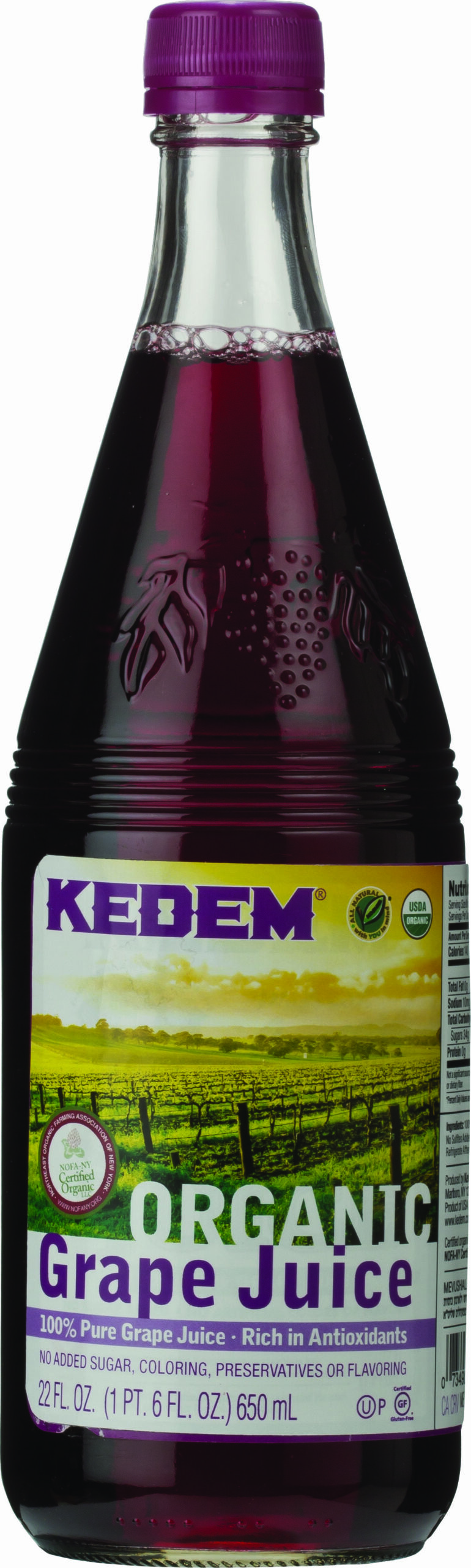 Kedem Super Premium Organic Grape Juice