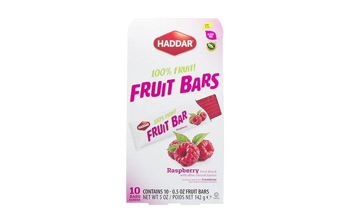 Haddar Raspberry Fruit Bars
