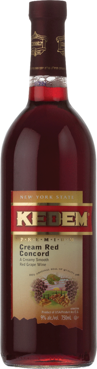 Kedem Cream Red Concord Wine