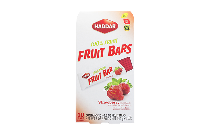 Haddar Strawberry Fruit Bars