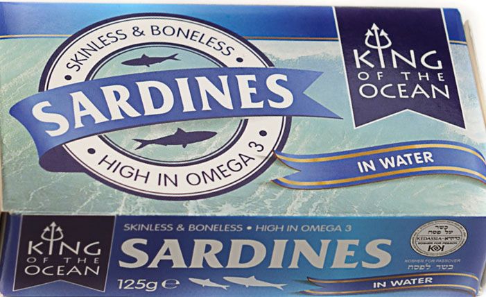 King of Ocean Skinless & Boneless Sardines in Water