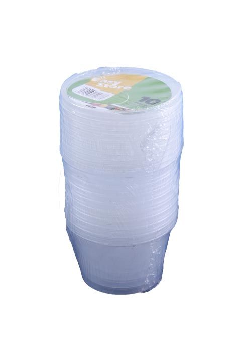 10 x 4oz Microwave Round Containers