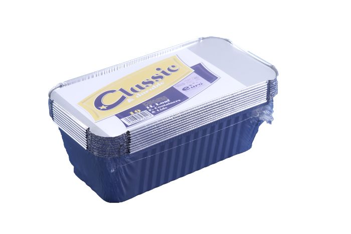 10 x 1 Litre Foil Containers (NO LIDS)