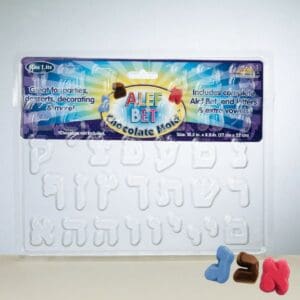 Alef Bet Chocolate Mold