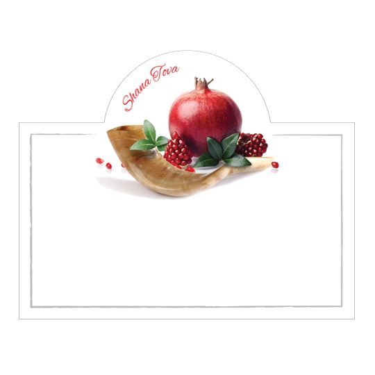 12 New Year Pomegranate Table Seating Cards