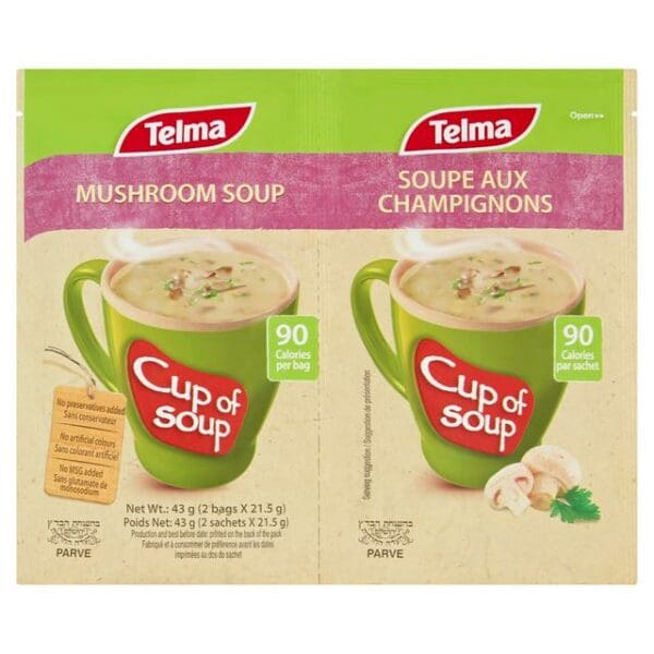 Telma Mushroom Instant Soup Sachet