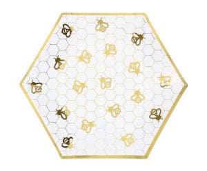 10 Rosh Hashanah Bee 10.5" Paper Plate