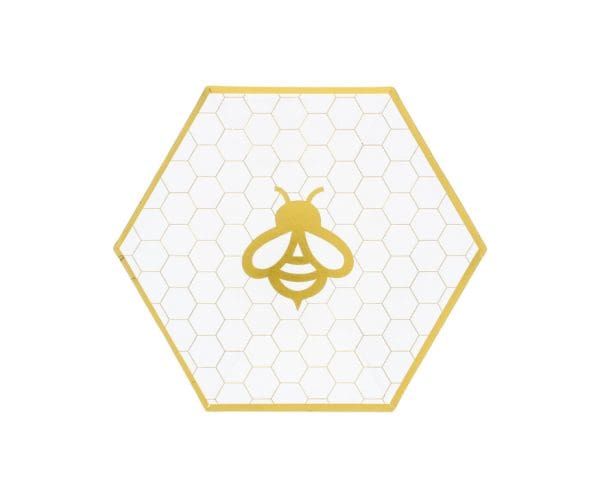 10 Rosh Hashanah Bee 7.5" Paper Plate