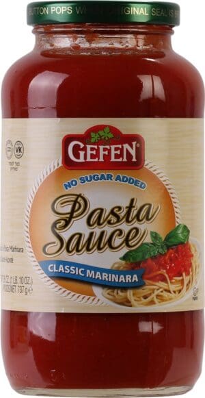 Gefens No Sugar Passover Classic Marinara Pasta Sauce