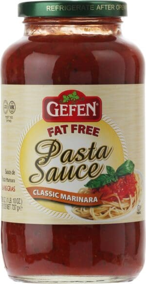 Gefens Fat Free Passover Classic Marinara Pasta Sauce