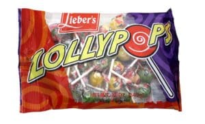 Liebers Large Pack Multi Color Ball Passover Lollypop