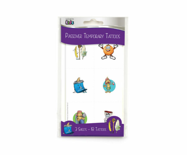 Passover Themed Temporary Tattoos
